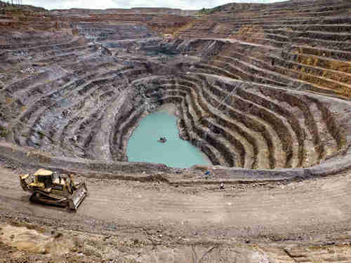 Mining operation in DRC
