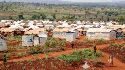 Nyarugusu refugee camp in Tanzania. Over 400,000 people have fled to other countries to escape the Burundi government violence (MSF)
