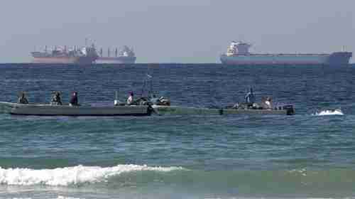 File photo of vessels sailing in Bab al-Mandeb Strait